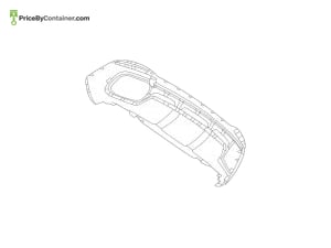 MERCEDES-BENZ 1678852309 — Mercedes-Benz Genuine TRIM BUMPER 1678852309