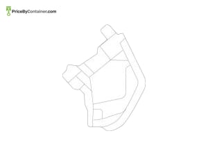 MERCEDES-BENZ 1678853507 — Mercedes-Benz Genuine BUMPER HOLDER 1678853507