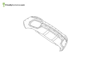 MERCEDES-BENZ 1678854701 — Mercedes-Benz Genuine COVER BUMPER AREA 1678854701
