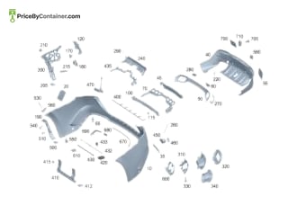 MERCEDES-BENZ 167885500964 — Mercedes-Benz Genuine DAMPENING, TRIM 167885500964