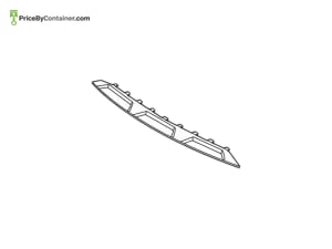 MERCEDES-BENZ 1678855105 — Mercedes-Benz Genuine COVER BUMPER AREA 1678855105