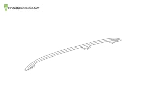 MERCEDES-BENZ 1678905100 — Mercedes-Benz Genuine ROOF RAILING 1678905100
