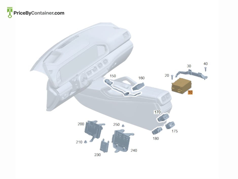 MERCEDES-BENZ 1679006825 — MERCEDES BENZ GENUINE CONTROL UNIT- A1679004719 A1679006825