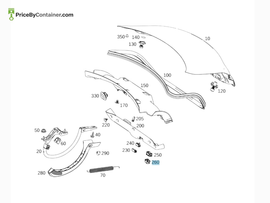 MERCEDES-BENZ 16790525019051 — MERCEDES BENZ GENUINE SWITCH BLOCK A16790525019051
