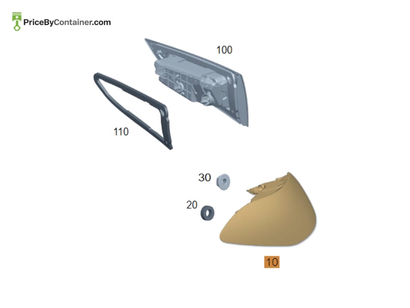 MERCEDES-BENZ 1679061407 — MERCEDES BENZ GENUINE REAR LAMP COMBINATION A1679061407