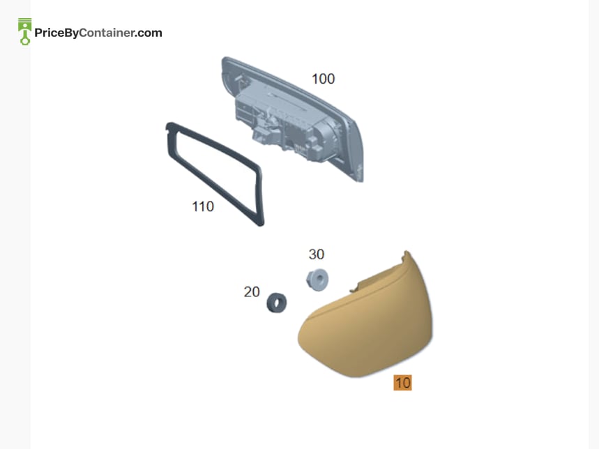 MERCEDES-BENZ 1679067510 — MERCEDES BENZ GENUINE REAR LAMP COMBINATION A1679067510