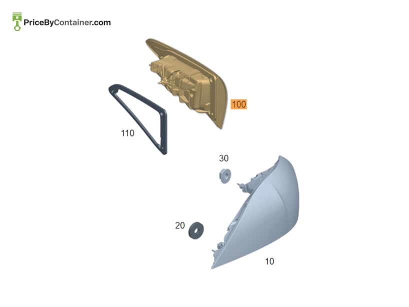 MERCEDES-BENZ 1679069608 — MERCEDES BENZ GENUINE REAR LEFT TAIL LEMP A1679069608
