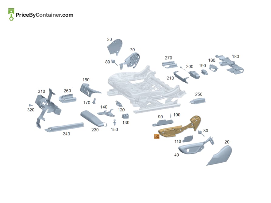 MERCEDES-BENZ 16791005019051 — MERCEDES BENZ GENUINE REINFORCEMENT A16791005019051