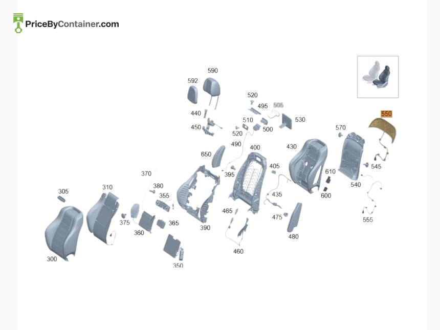 MERCEDES-BENZ 1679104204 — MERCEDES BENZ GENUINE TRIM MOLDING A1679104204