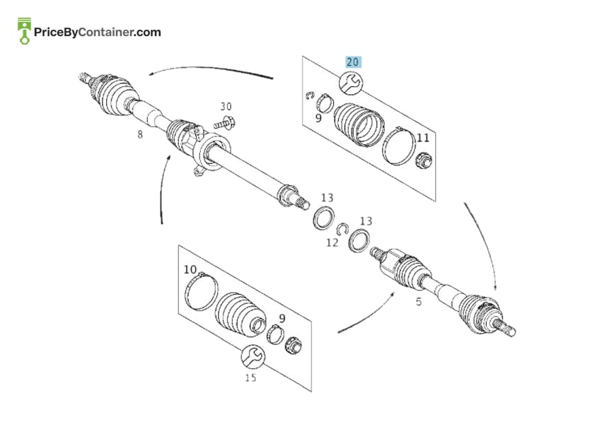 MERCEDES-BENZ 1683600568 — MERCEDES BENZ GENUINE REPAIR KIT A1683600568