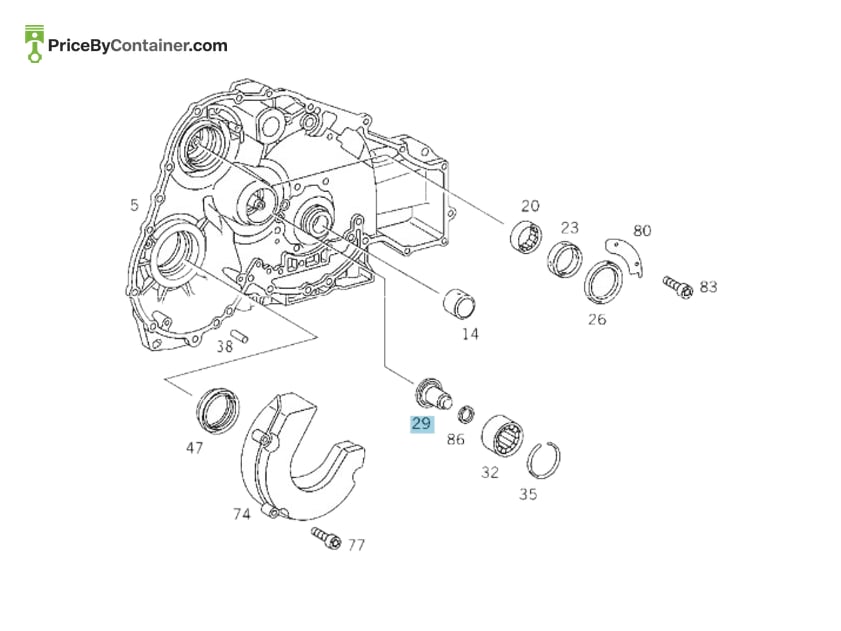 MERCEDES-BENZ 1683710688 — MERCEDES BENZ GENUINE COVER A1683710688