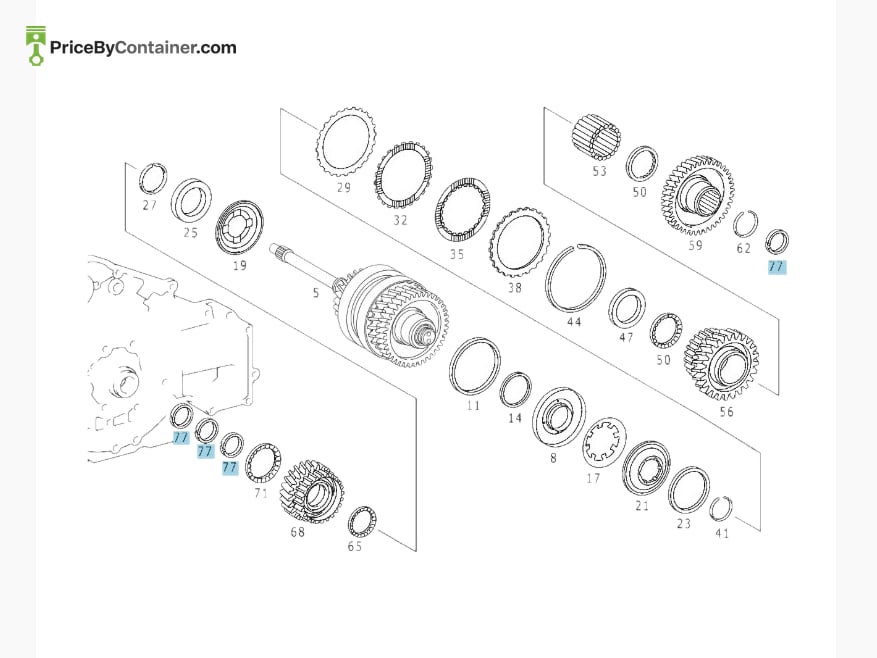 MERCEDES-BENZ 1683721455 — MERCEDES BENZ GENUINE SEALING RING A1683721455