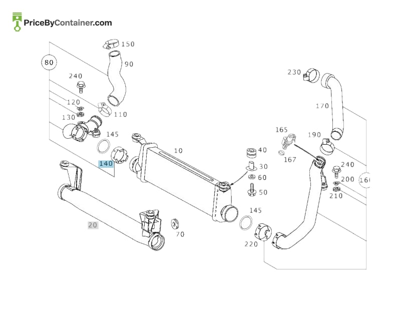 MERCEDES-BENZ 1685280034 — MERCEDES BENZ GENUINE REINFORCEMENT RING A1685280034