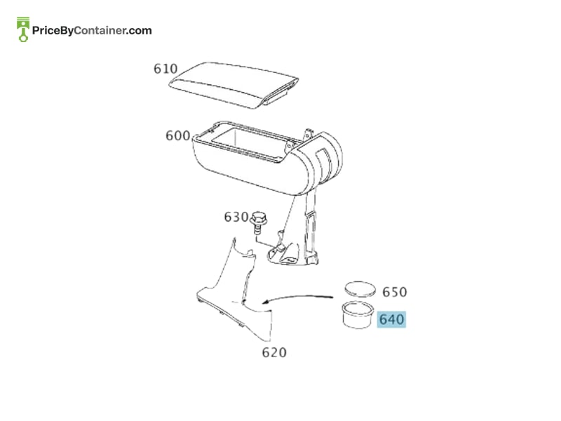 MERCEDES-BENZ 1686801814 — MERCEDES BENZ GENUINE COVER A1686801814
