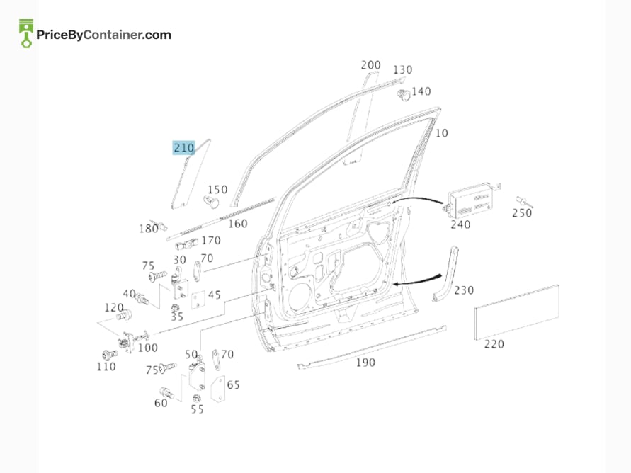 MERCEDES-BENZ 16869834309C26 — MERCEDES BENZ GENUINE COVER A16869834309C26