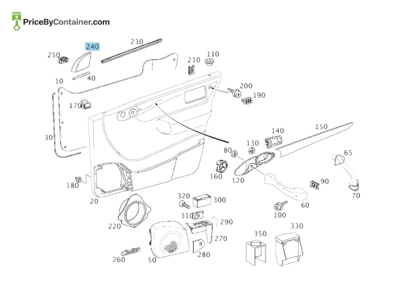 MERCEDES-BENZ 16872001117C45 — MERCEDES BENZ GENUINE PLATE A16872001117C45