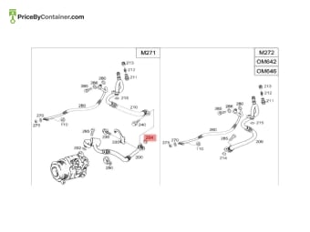 MERCEDES-BENZ 1689971445 — Mercedes-Benz Genuine ROUND-SECT. SEALING RING 1689971445