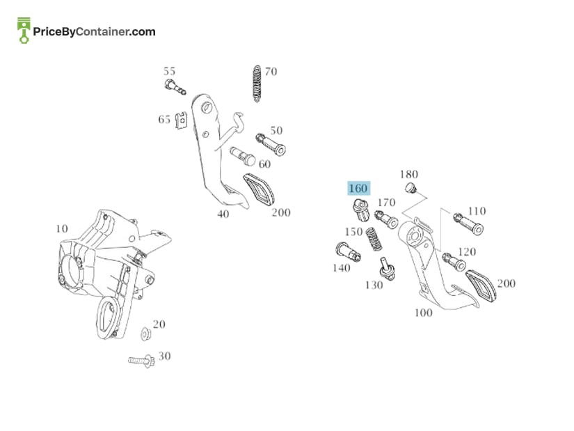 MERCEDES-BENZ 1692910091 — MERCEDES BENZ GENUINE SPRING RETAINER A1692910091
