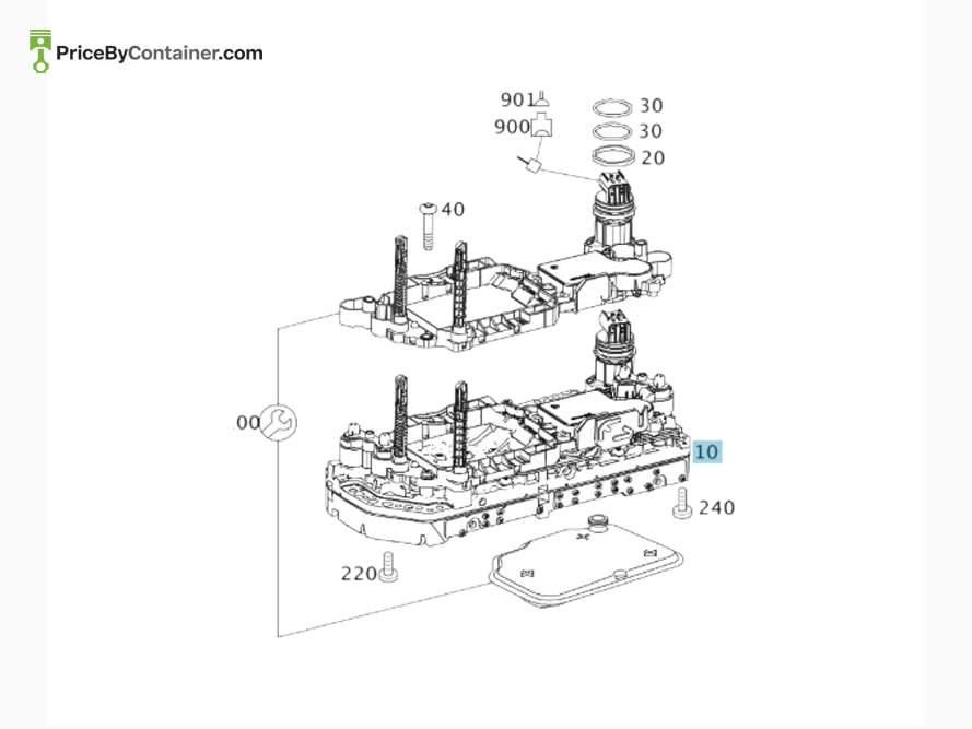 MERCEDES-BENZ 1693701106 — MERCEDES BENZ GENUINE CONTROLLER UNIT ELECTROH A1693701106