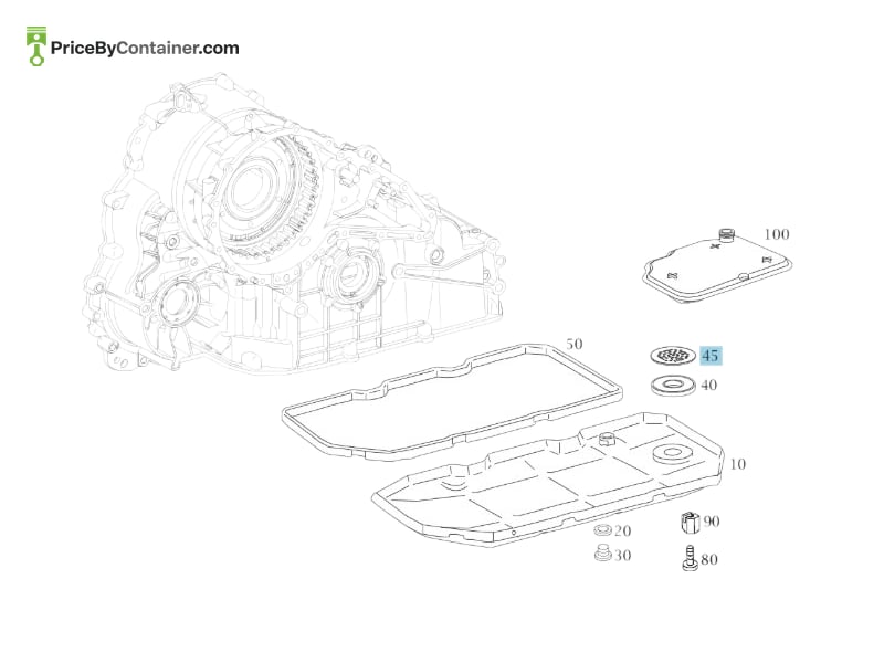 MERCEDES-BENZ 1693710688 — MERCEDES BENZ GENUINE COVER PLATE A1693710688