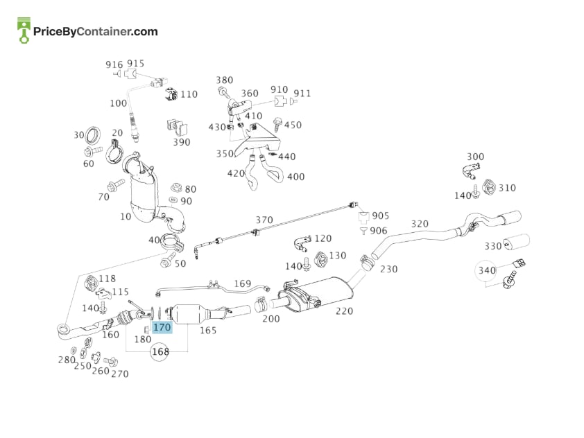MERCEDES-BENZ 1694920080 — MERCEDES BENZ GENUINE FLANGE SEAL A1694920080