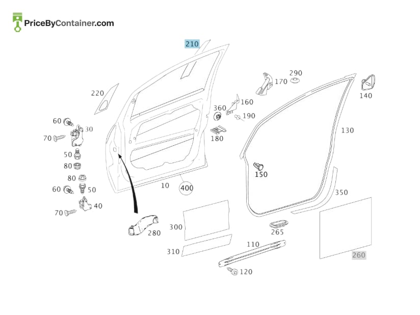 MERCEDES-BENZ 1696982577 — MERCEDES BENZ GENUINE COVER A1696982577