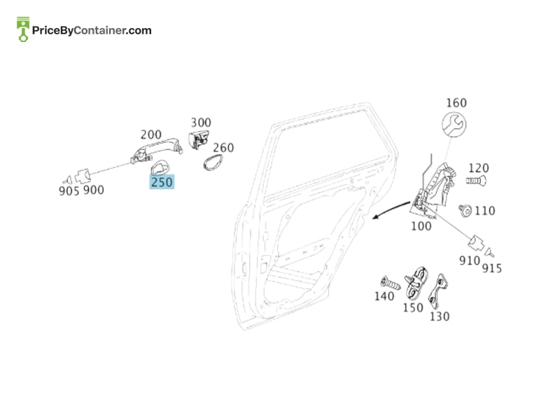 MERCEDES-BENZ 1697660105 — MERCEDES BENZ GENUINE INTERMEDIATE LAYER A1697660105