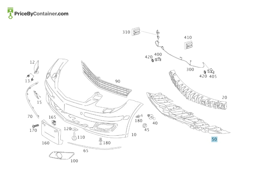MERCEDES-BENZ 1698850336 — MERCEDES BENZ GENUINE BRACING A1698850336