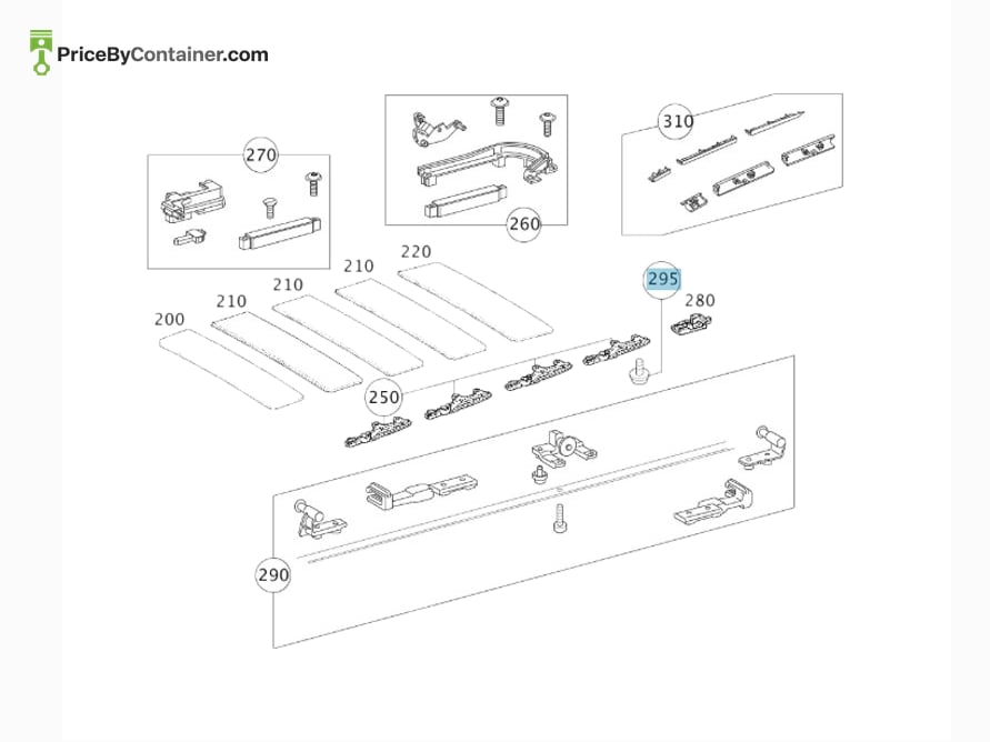 MERCEDES-BENZ 1698900258 — MERCEDES BENZ GENUINE FLAT BAG A1698900258