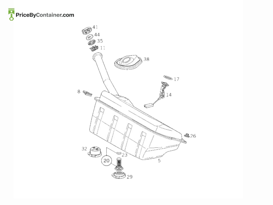 MERCEDES-BENZ 1705421217 — MERCEDES BENZ GENUINE SENDER UNIT A1705421217