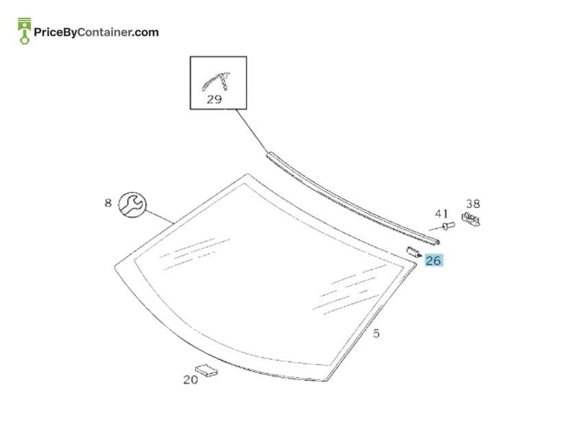 MERCEDES-BENZ 1706710012 — MERCEDES BENZ GENUINE ANGLE A1706710012