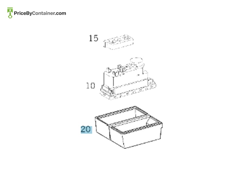MERCEDES-BENZ 1708000035 — MERCEDES BENZ GENUINE CAP A1708000035
