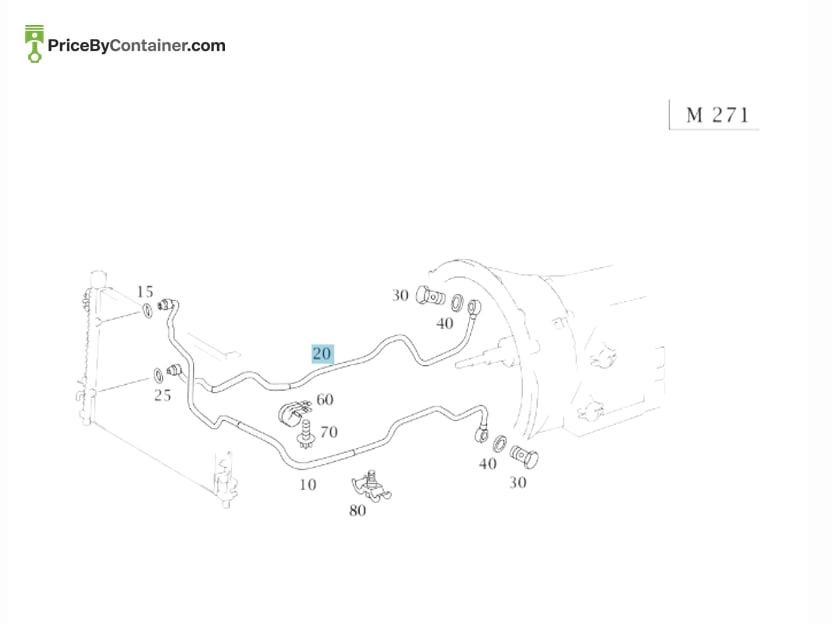 MERCEDES-BENZ 1712703296 — MERCEDES BENZ GENUINE LINE A1712703296
