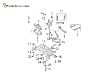 MERCEDES-BENZ 1713520046 — Mercedes-Benz Genuine END STOP A1713520046