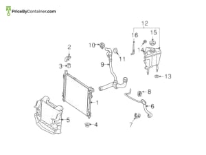 MERCEDES-BENZ 1715040540 — Mercedes-Benz Genuine BRACKET 1715040540