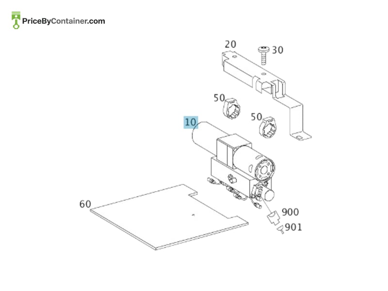 MERCEDES-BENZ 1718000148 — MERCEDES BENZ GENUINE PUMP HY A1718000148