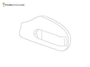 MERCEDES-BENZ 1718100564 — Mercedes-Benz Genuine MIRROR COVER 9999 219 NEW 1718100564