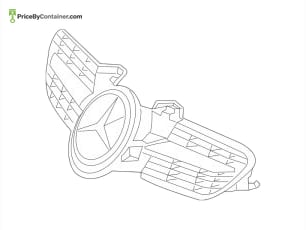 MERCEDES-BENZ 1718850925 — Mercedes-Benz Genuine SPOILER AMG 1718850925
