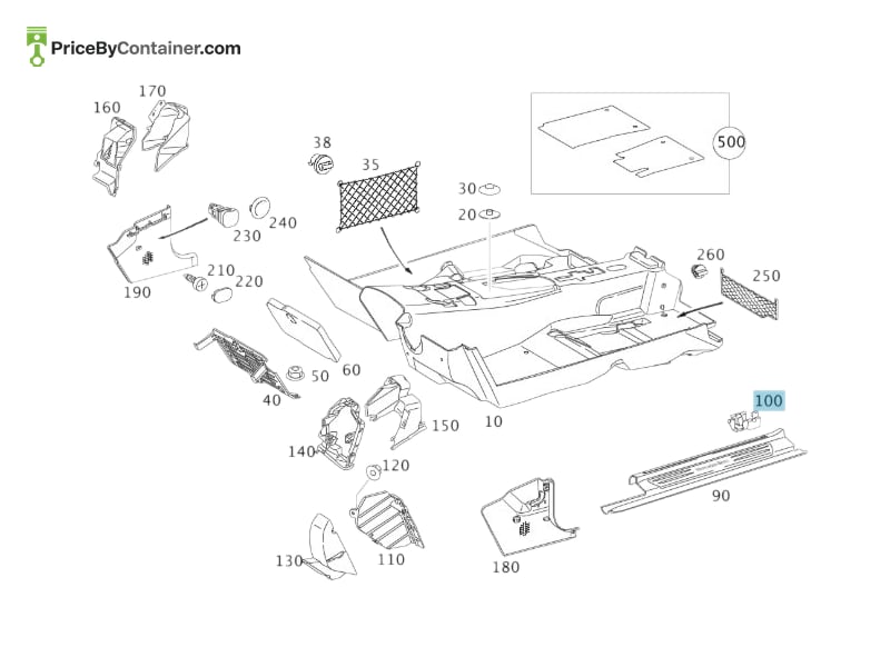 MERCEDES-BENZ 1719880078 — MERCEDES BENZ GENUINE CLAMP A1719880078