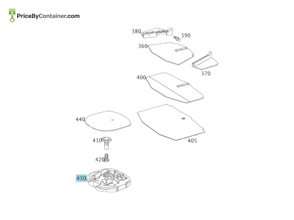 MERCEDES-BENZ 1726830600 — MERCEDES BENZ GENUINE COVER A1726830600