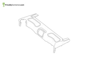 MERCEDES-BENZ 17269038009H23 — Mercedes-Benz Genuine TRIM PANEL CROSS MEMBER 17269038009H23