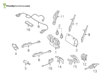 MERCEDES-BENZ 1728000072 — Mercedes-Benz Genuine CYLINDER 1728000072