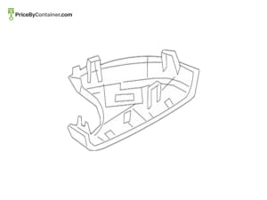 MERCEDES-BENZ 17281002159149 — Mercedes-Benz Genuine COVER MOULDING 17281002159149