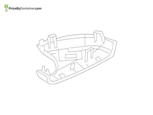 MERCEDES-BENZ 17281002159799 — Mercedes-Benz Genuine PANELING COVER 17281002159799