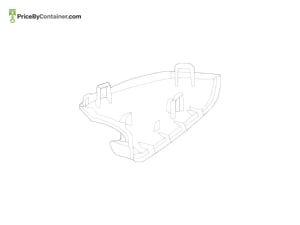 MERCEDES-BENZ 17281002159999 — Mercedes-Benz Genuine COVERING PANEL RH 17281002159999