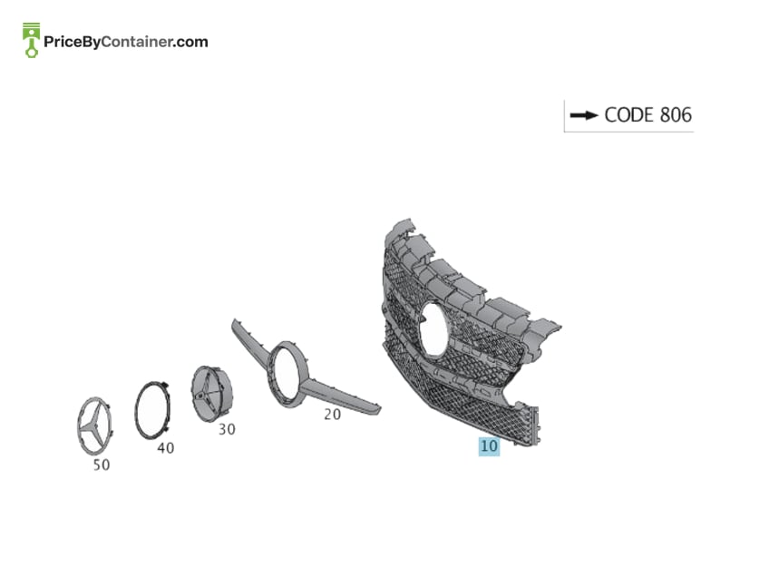 MERCEDES-BENZ 1728880160 — MERCEDES BENZ GENUINE CARRIER A1728880160