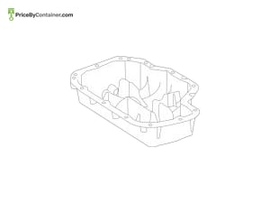 MERCEDES-BENZ 1760104501 — Mercedes-Benz Genuine OIL PAN 1760104501