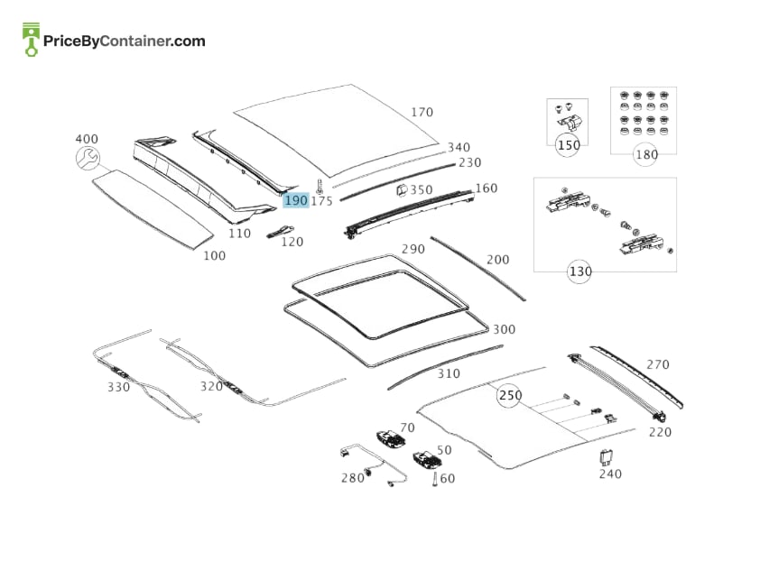 MERCEDES-BENZ 1767800000 — MERCEDES BENZ GENUINE COVER FRAME A1767800000