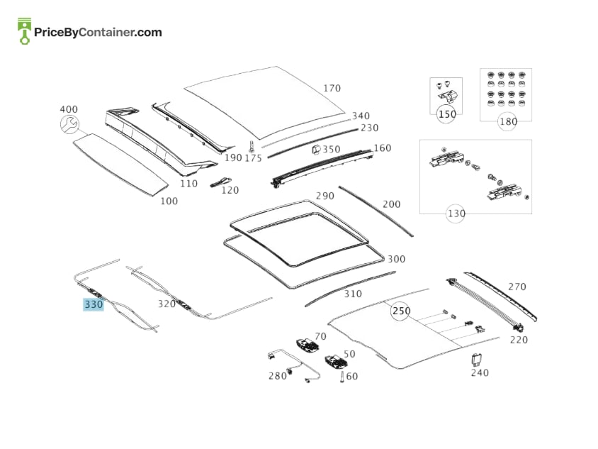 MERCEDES-BENZ 1767800177 — MERCEDES BENZ GENUINE GUIDE TUBE A1767800177