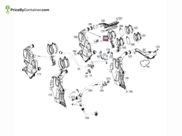MERCEDES-BENZ 1770101602 — Mercedes-Benz Genuine VENT HOSE 1770101602